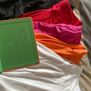 Xl tennis skirts - listing is for all colors shown - 5 total skirts - euc*